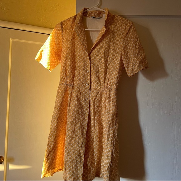 & Other Stories Art Deco Print Skater Dress - Picture 3 of 4